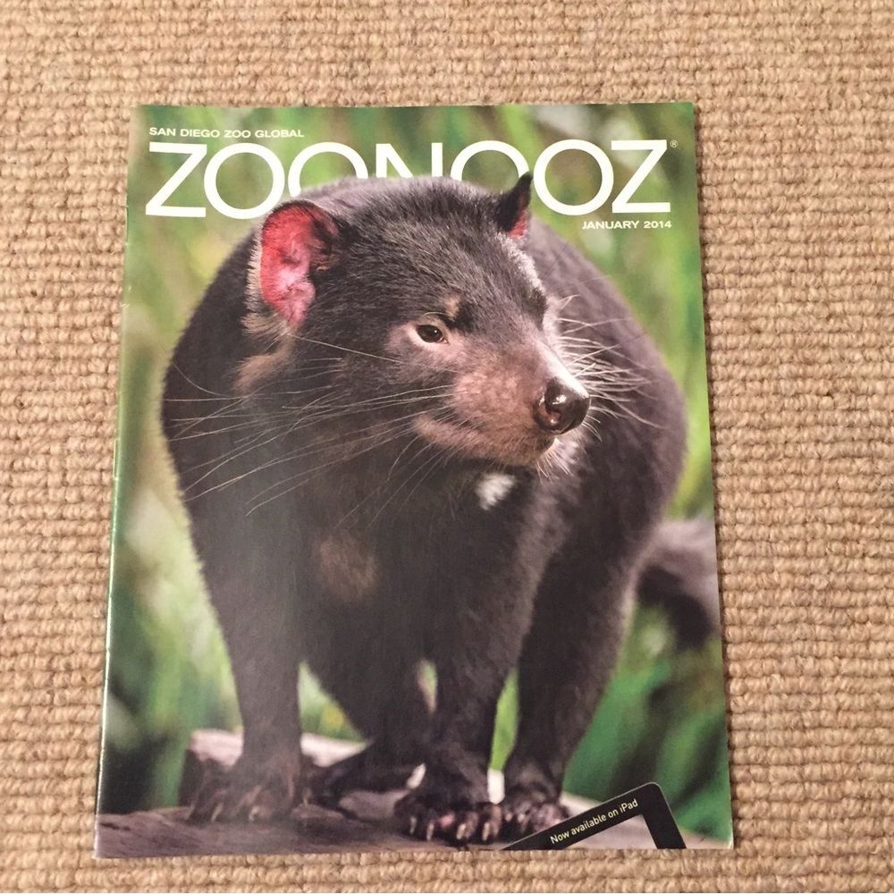 San Diego Zoo ZooNooz Magazine, January 2014 Issue